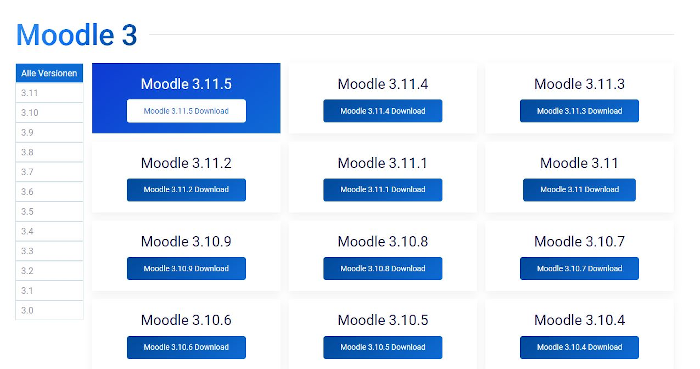 Moodle Installationsanleitung