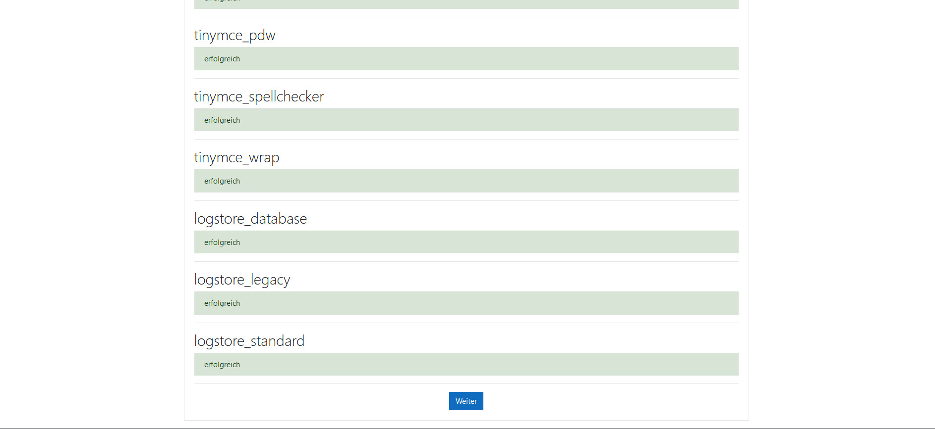 Moodle Installation