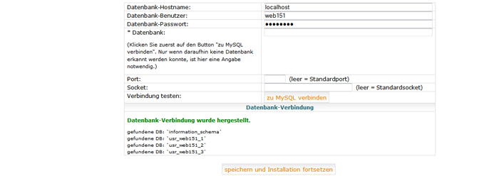 MySQLDumper Installation und Konfiguration