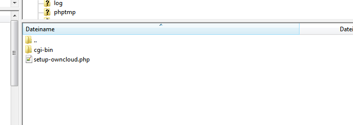 Owncloud installieren