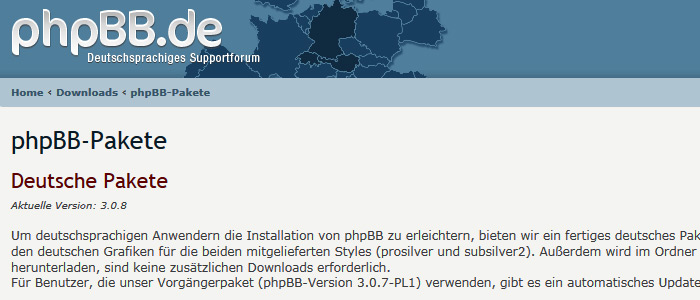 phpBB Installationsanleitung