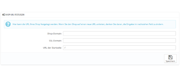 Prestashop Backend URL ändern