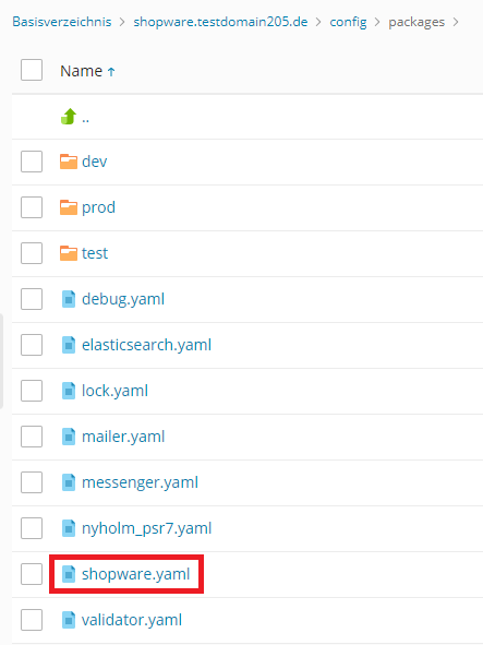 shopware-yaml-Highlight