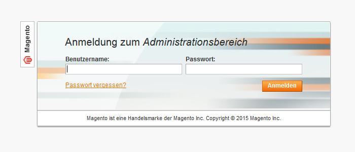 Login Magento