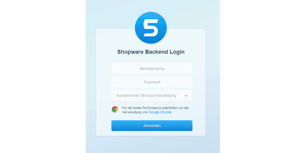 Login Shopware