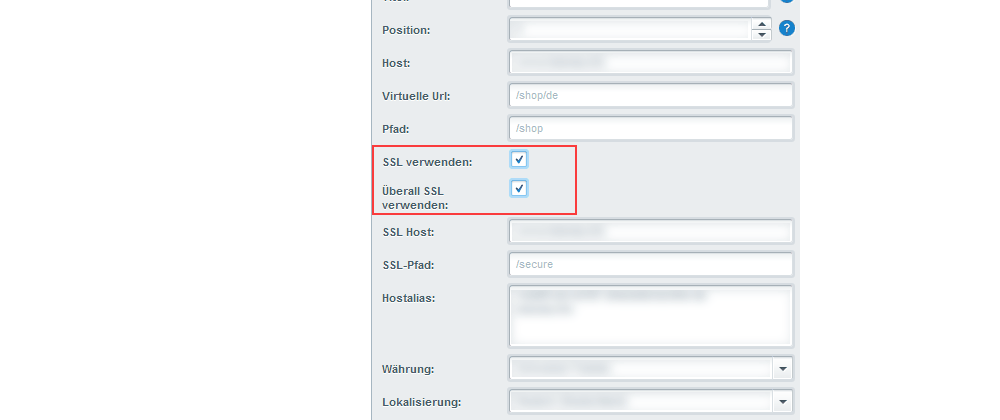 SSL aktivieren Shopware