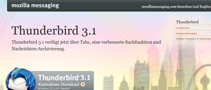 Thunderbird Installationsanleitung