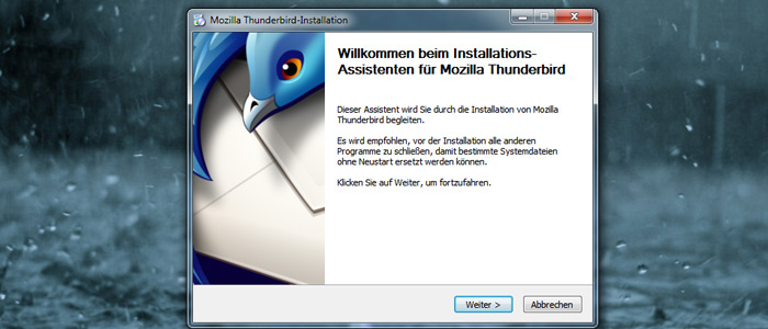 Thunderbird installieren