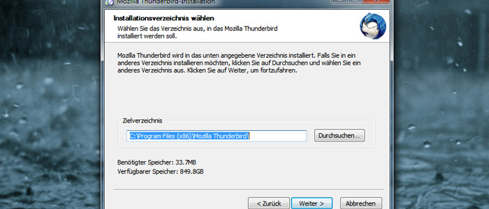 Thunderbird installieren