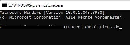 Tracert-Befehl