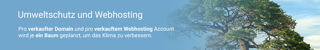 Banner Umweltschutz