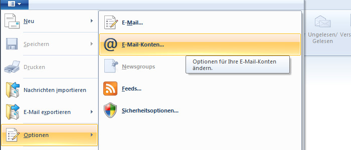 Windows Live Mail einrichten