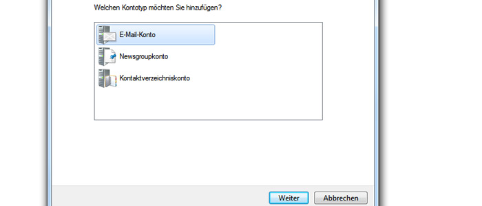 Windows Live Mail einrichten