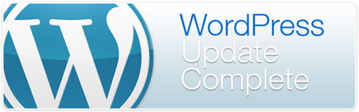 WordPress Update Complete WordPress Update Complete
