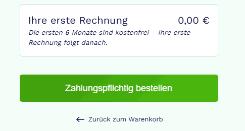 Abbildung 15 - Der Bestell-Abschluss-Knopf "Zahlungspflichtig bestellen"