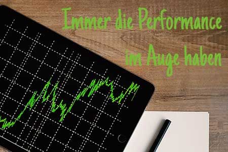 Blog eröffnen - Immer die Performance im Auge haben