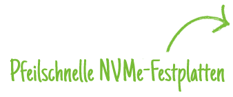 Root Server NVMe Festplatten