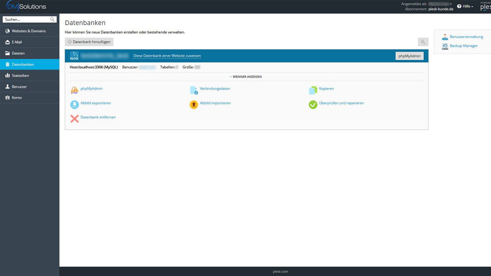 Server Software - Kunden Datenbanken